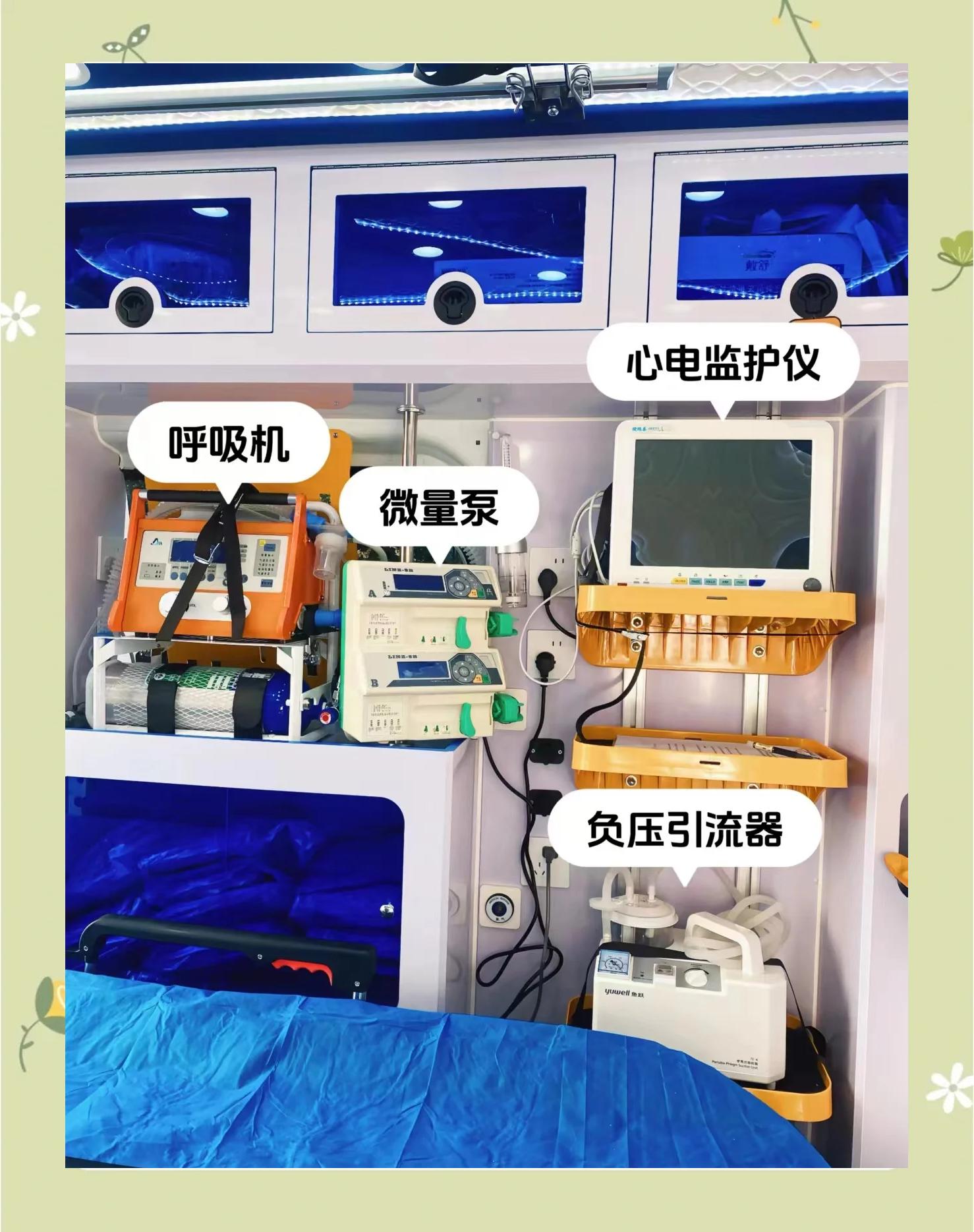 上海救护车出租设备全解析:必备五大功能